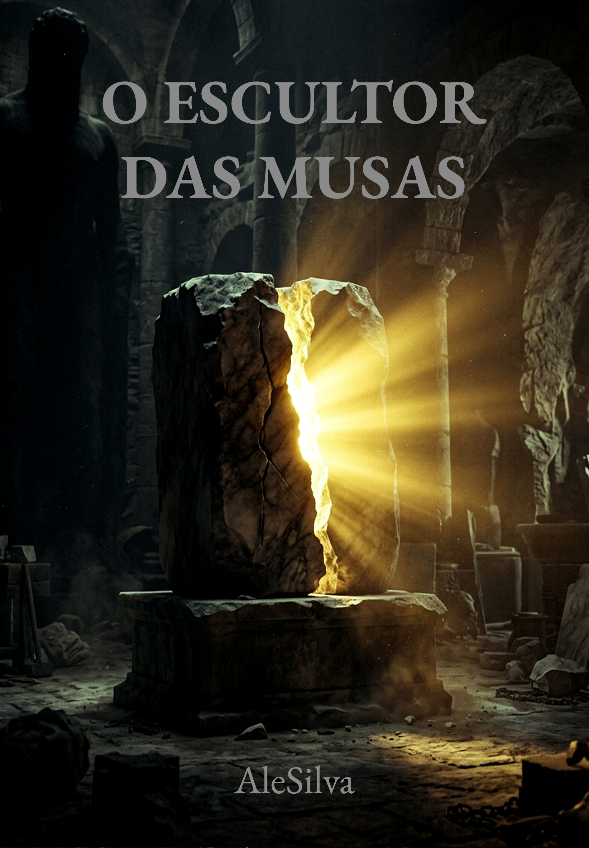 Capa do Livro O Escultor das Musas por AleSilva